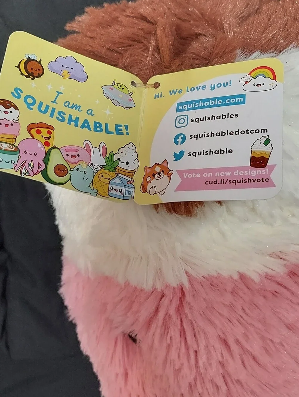 Squishable Ice Cream Cone Plush Sprinkles Chocolate Vanilla Strawberry Comfort
